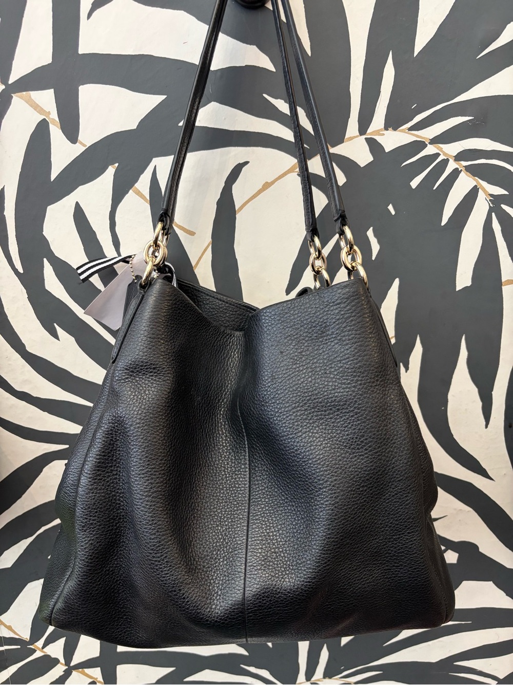 Coach Madison Phoebe in black leather